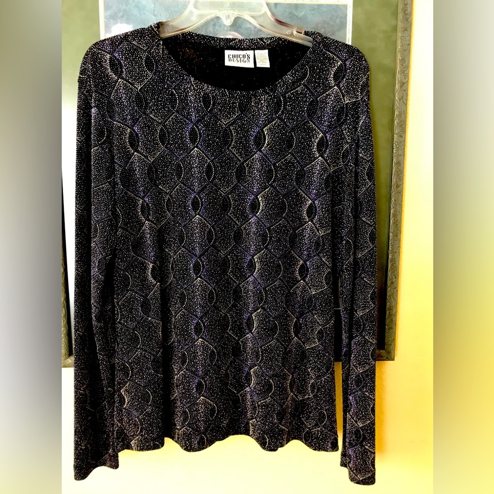 Lovely Holiday Pull Over Sweater from Chico’s Size 12